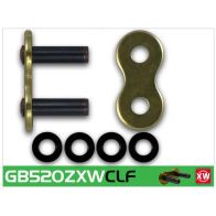 Attache à riveter CLF pour chaine RK 520 ZXW XW-Ring couleur or