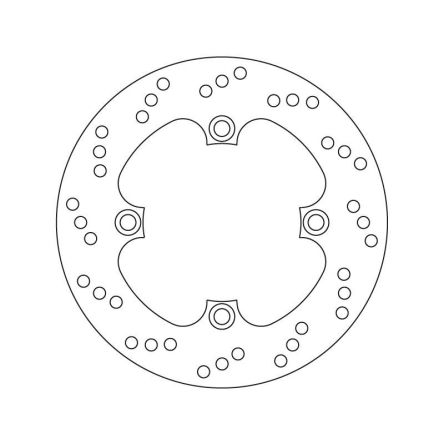 Disque de frein arrière Brembo ORO 68B40749