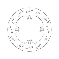 Disque de frein arrière Brembo ORO 68B40749