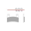 Plaquettes de frein Brembo Z04 107A48617 0