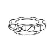 Ecrou de précharge manuel 255-635-002 pour amortisseur K-Tech DDS