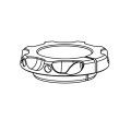 Ecrou de précharge manuel 255-635-002 pour amortisseur K-Tech DDS 0