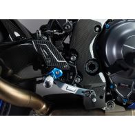 Commandes reculées Lightech avec cale-pieds rabattables pour Yamaha R9 25-26