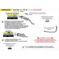 Collecteur racing Arrow pour Kawasaki KLE 500 26 1
