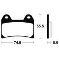 Plaquettes de frein Tecnium Performance MF206 1