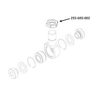 Contre-écrou de réglage K-Tech 255-605-002 pour amortisseur arrière
