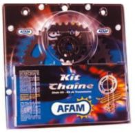 Kit chaine Afam 530 acier pour Triumph 1050 Speed Triple 11-19