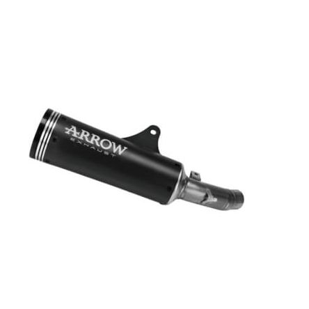 Silencieux Arrow Rebel homologuée embout alu dark pour Kawasaki Z900RS 26