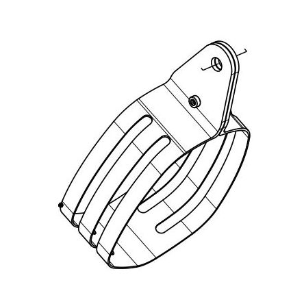 Collier d'échappement carbone Akrapovic P-MCTW9