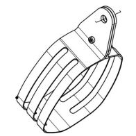 Collier d'échappement carbone Akrapovic P-MCTW9