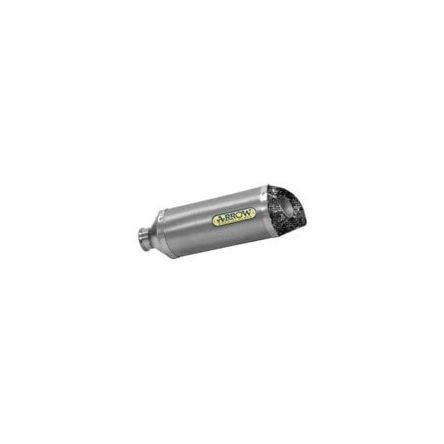 Silencieux Arrow Thunder embout carbone pour Yamaha R6 06-16