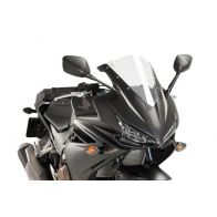 Bulle Puig racing claire pour Honda CBR500R 16-18