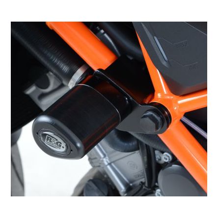 Tampons de protection R&G avec platine de déport KTM 1290 Super Duke R 14-19
