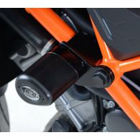 Tampons de protection R&G avec platine de déport KTM 1290 Super Duke R 14-19