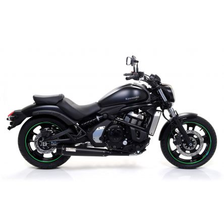 Ligne complète Arrow Rebel homologuée embout carbone pour Kawasaki Vulcan S 650 14-16